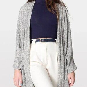 American Apparel Grey Shawl Cardigan